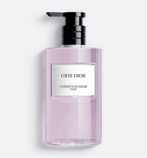 Gris Dior: cleansing liquid soap for the hands and the body